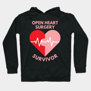 Open Heart Surgery Survivor Hoodie